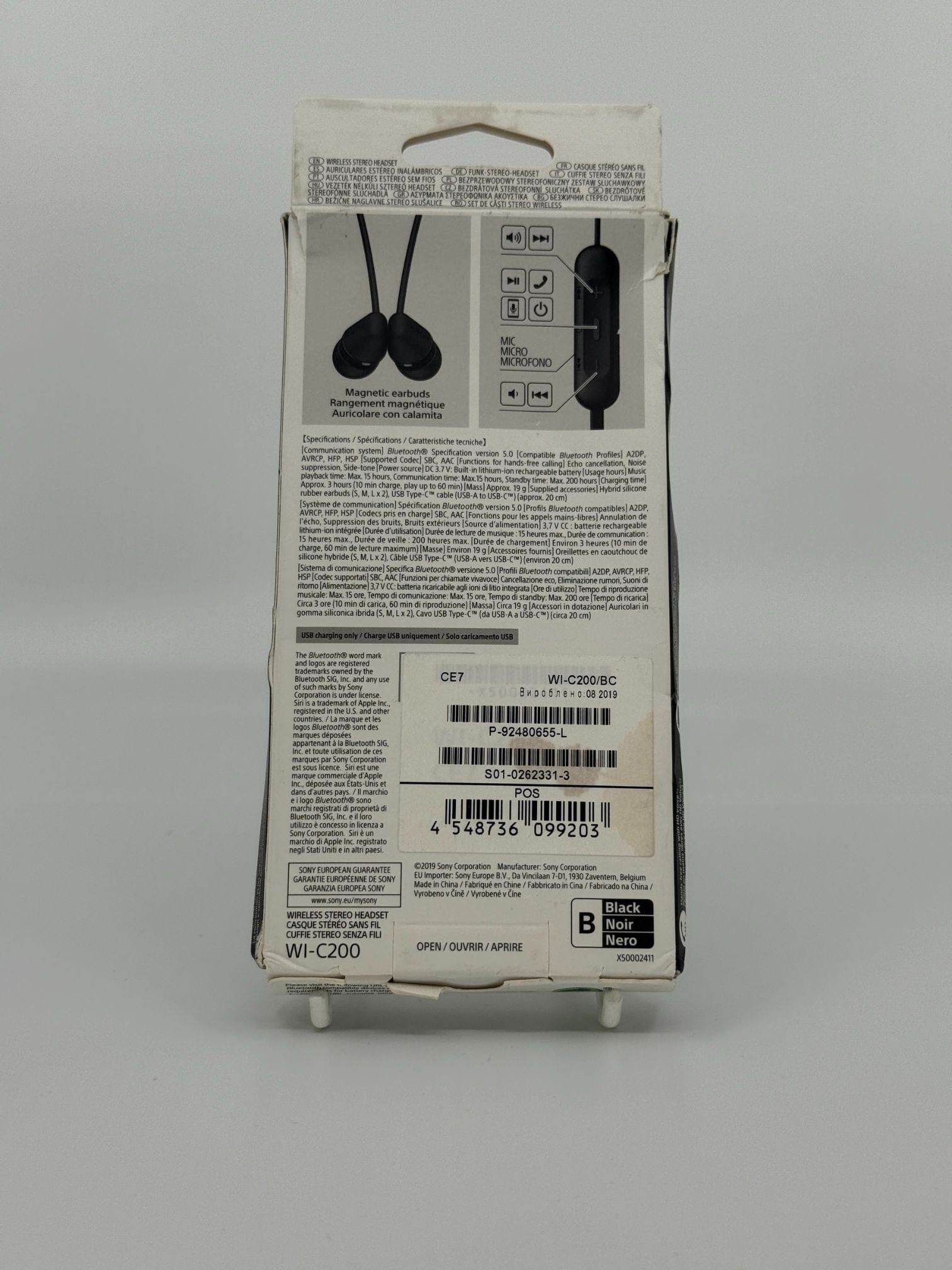 SONY Sony WI-C200 juhtmevabad Bluetooth kõrvaklapid