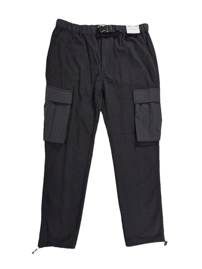 TOPMAN Meeste mustad taskutega püksid