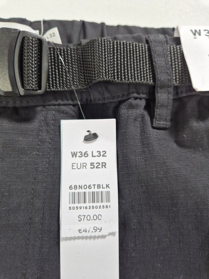 TOPMAN Meeste mustad taskutega püksid