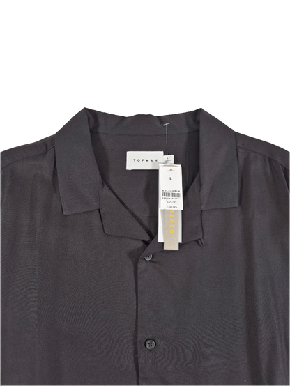 TOPMAN Meeste mustriline triiksärk
