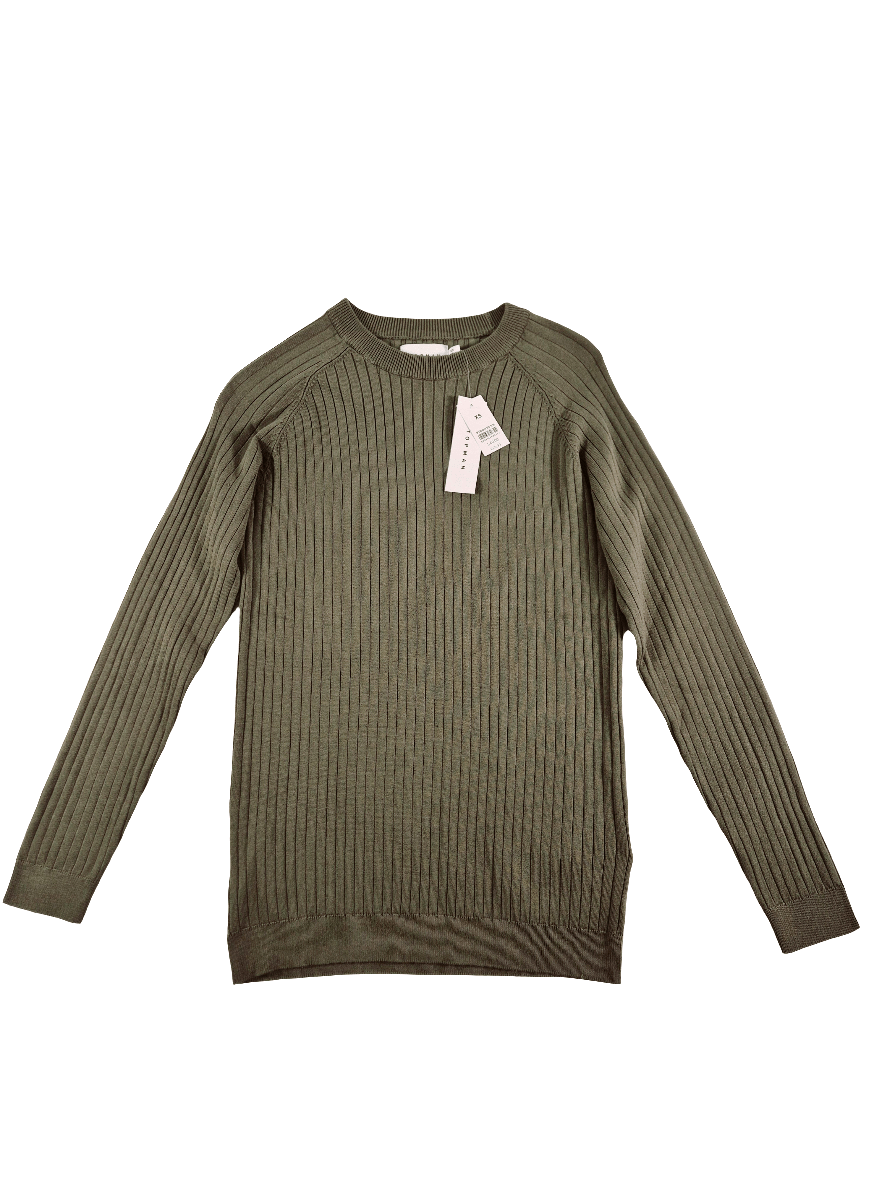 TOPMAN Meeste roheline kampsun