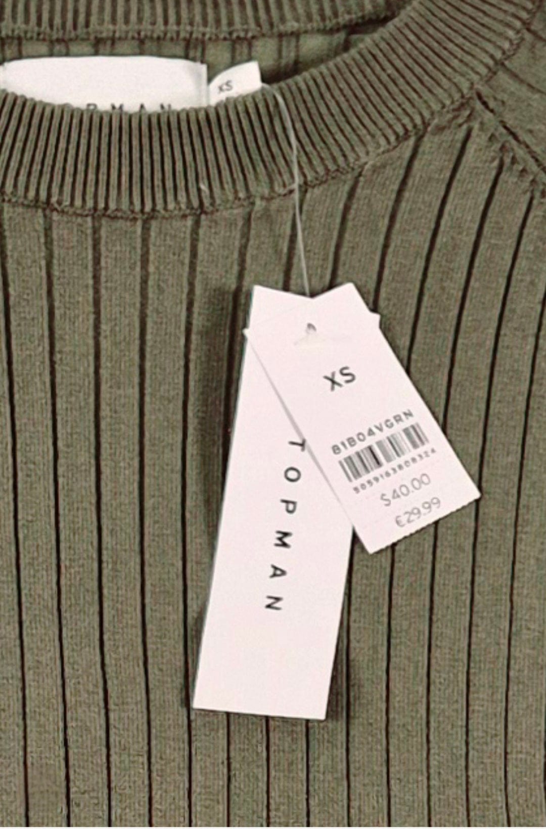 TOPMAN Meeste roheline kampsun