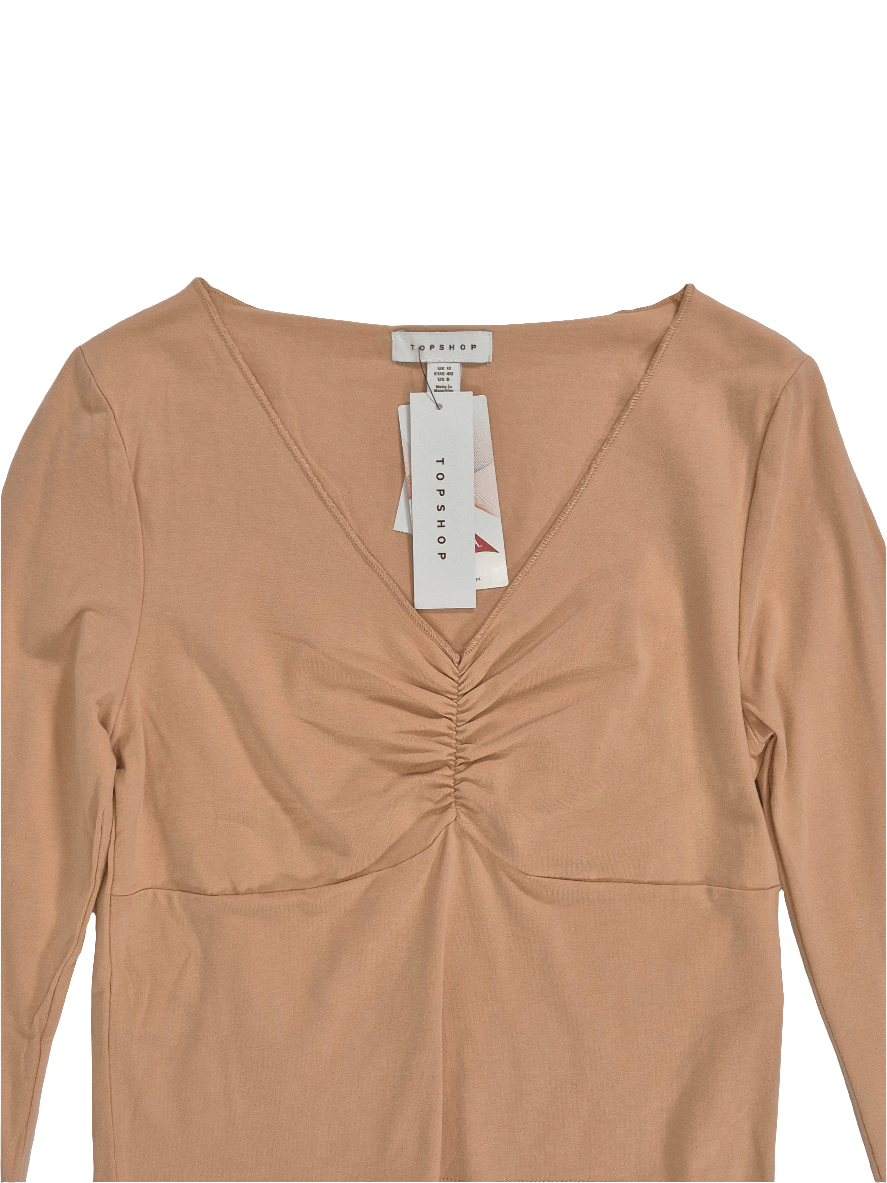 TOPSHOP Naiste heleoranž pluus