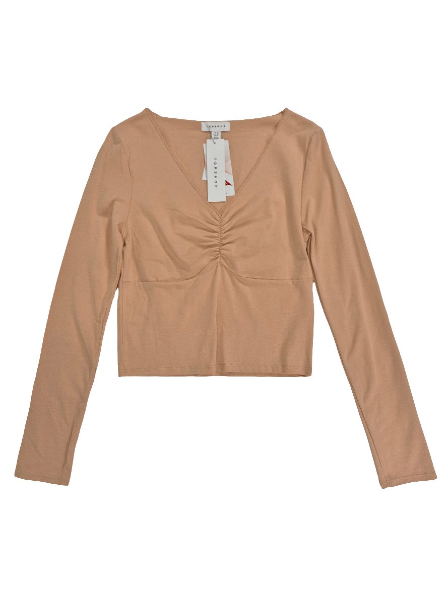 TOPSHOP Naiste heleoranž pluus