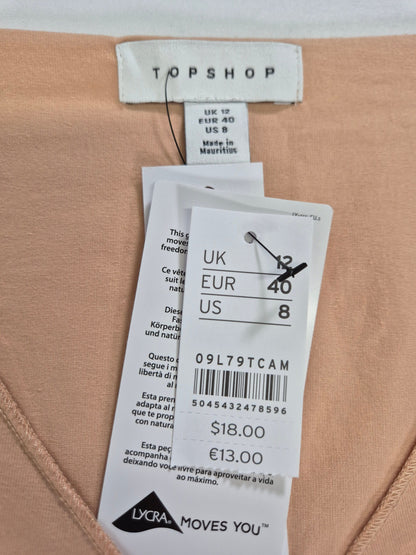 TOPSHOP Naiste heleoranž pluus