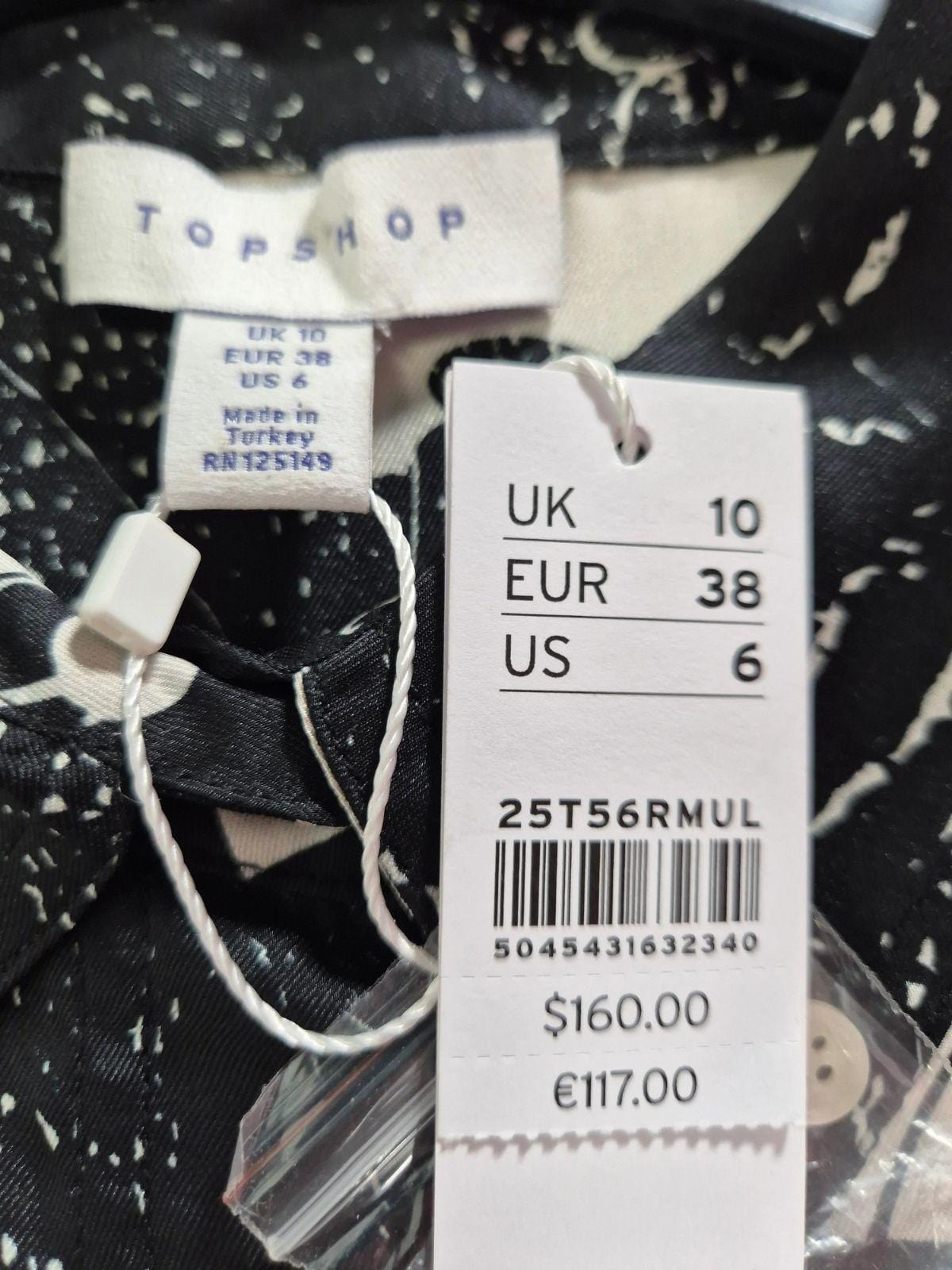 TOPSHOP Naiste kirju pluus