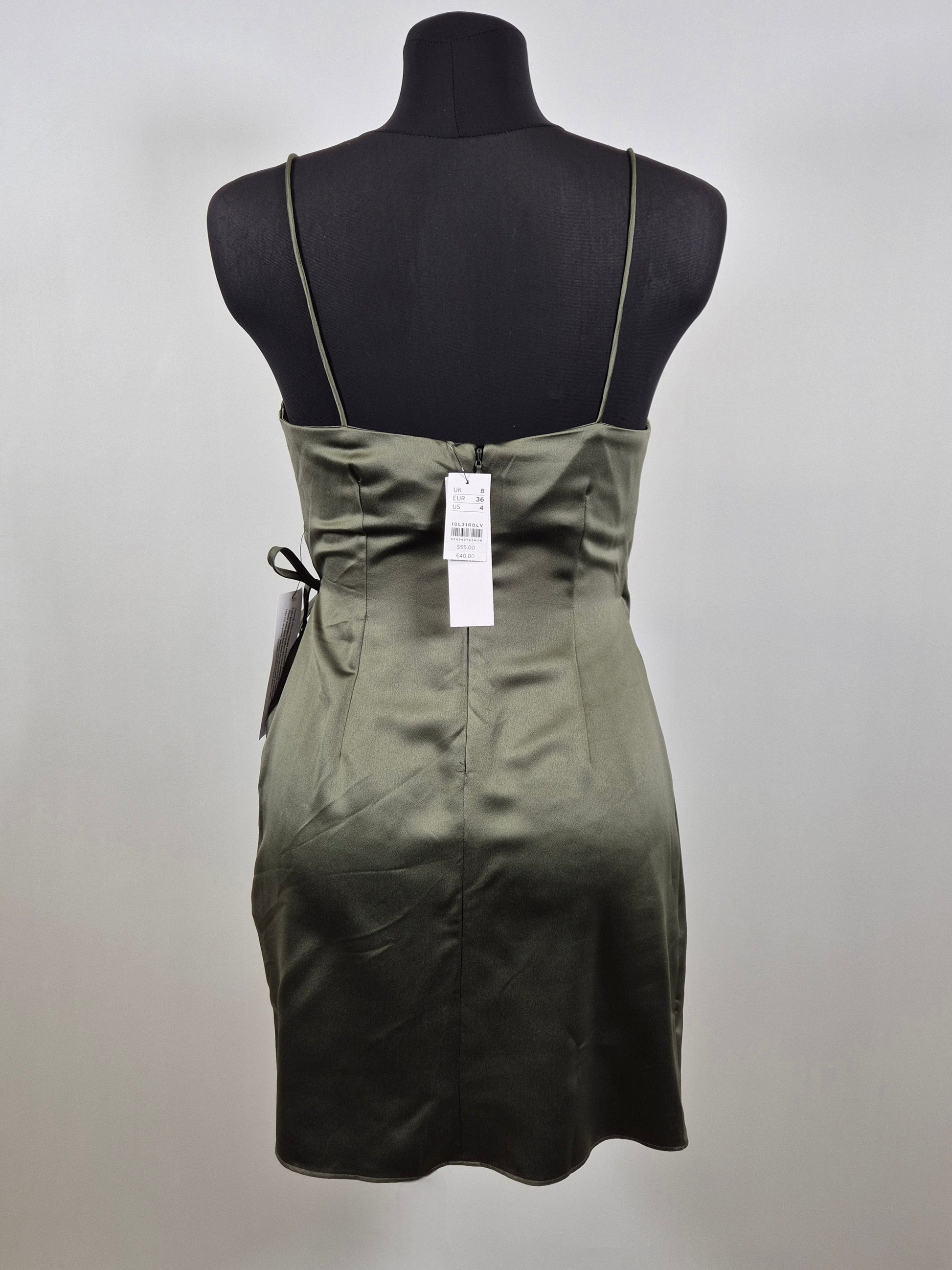 TOPSHOP Naiste kleit oliiviroheline