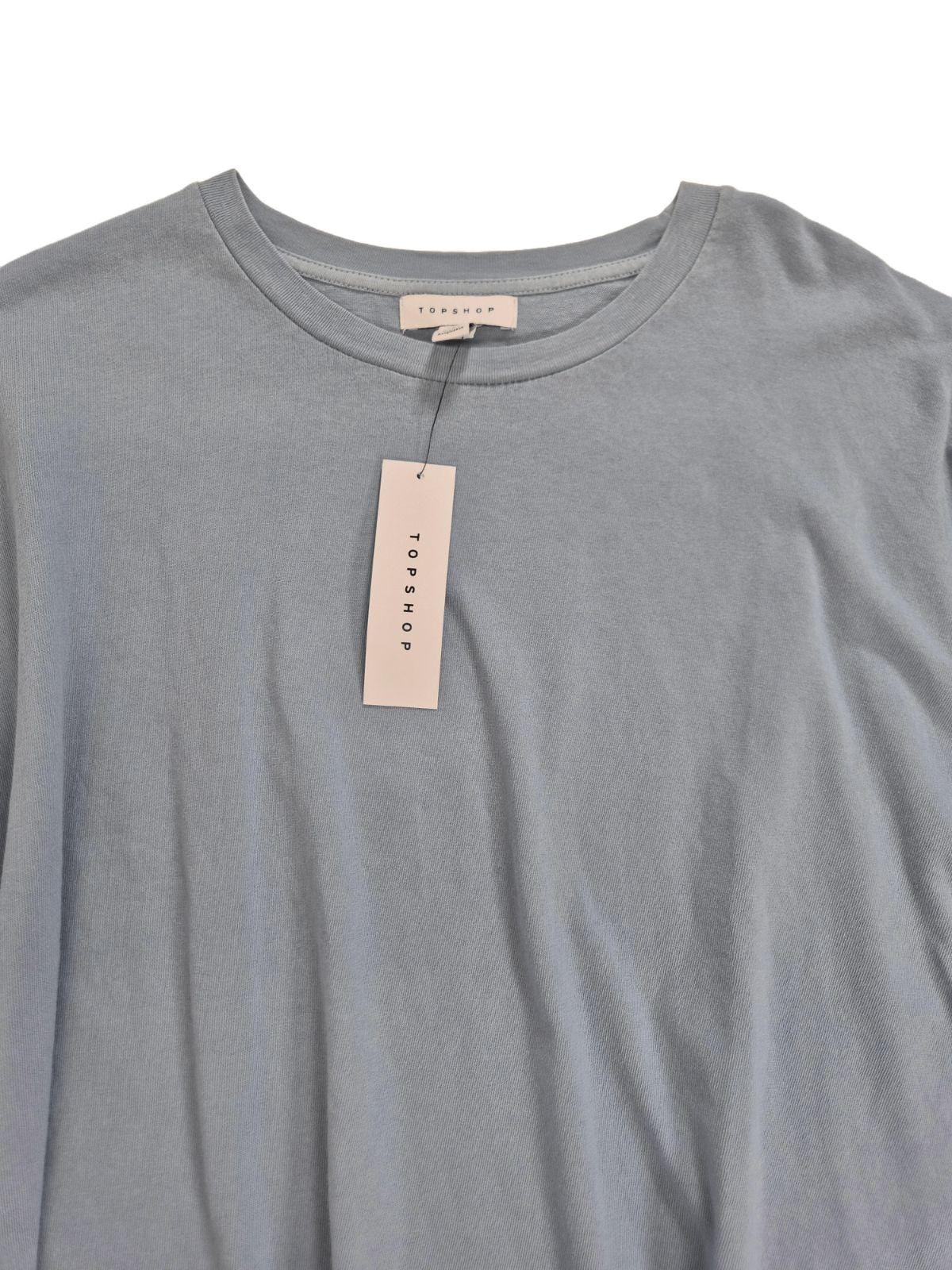 TOPSHOP Naiste lühike sinine pluus