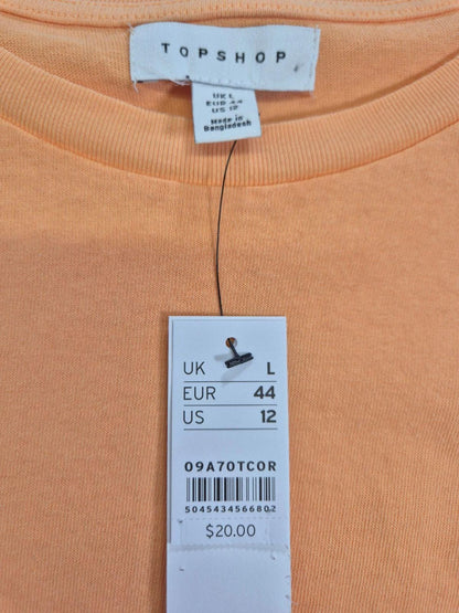 TOPSHOP Naiste oranž lühike pluus