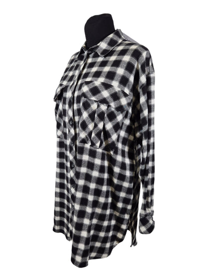 TOPSHOP Naiste pikk ruuduline pluus