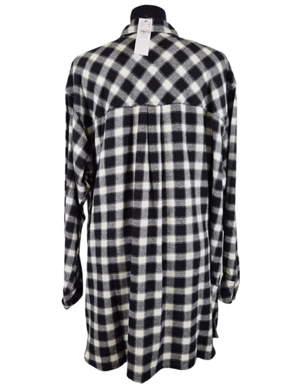 TOPSHOP Naiste pikk ruuduline pluus