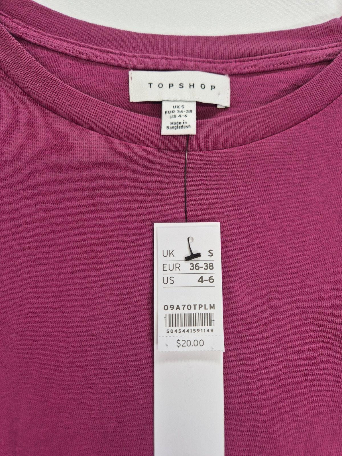 TOPSHOP Naiste ploomililla lühike pluus