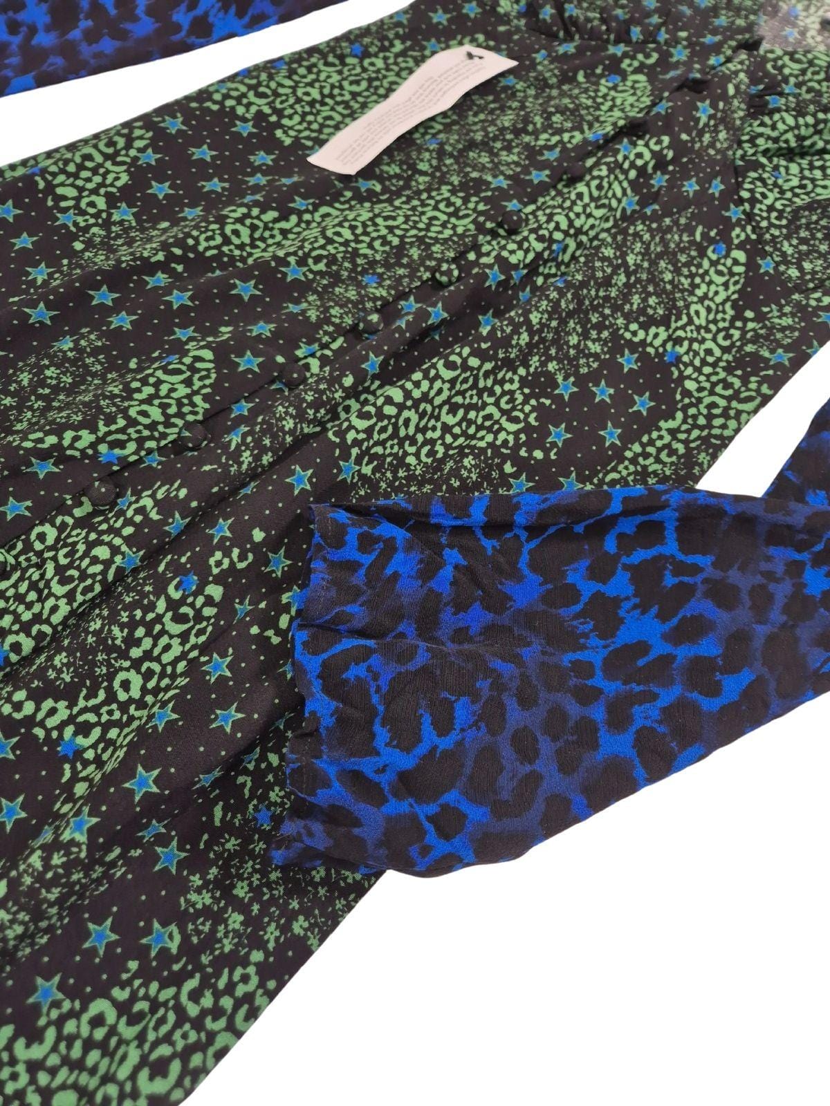 TOPSHOP Naiste roheline pikk kleit