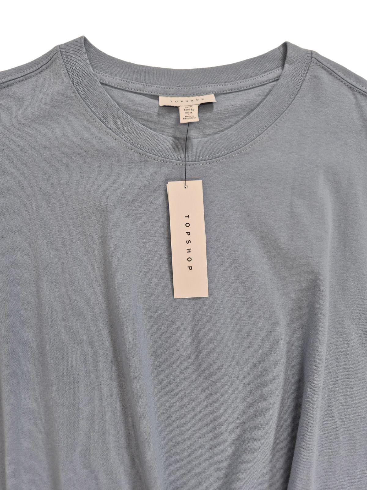TOPSHOP Naiste sinine lühike pluus